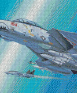 F14 Tomcat Aircraft Diamond Painting