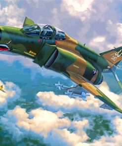 F4 Phantom Jet Diamond Painting