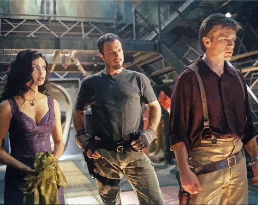 Firefly Tv Show Characters Diamond Painting