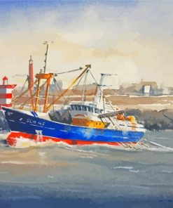 Fishing Trawler Diamond Painting