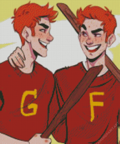 Fred Et George Weasley Art Diamond Painting