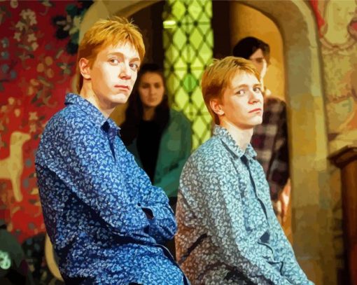 Fred Et George Weasley From Harry Potter Diamond Painting