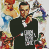 From Russia With Love Movie Poster Diamond Painting