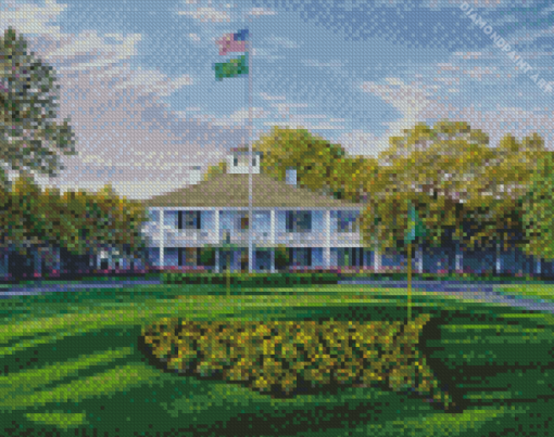 Georgia Augusta National Golf Club Diamond Painting