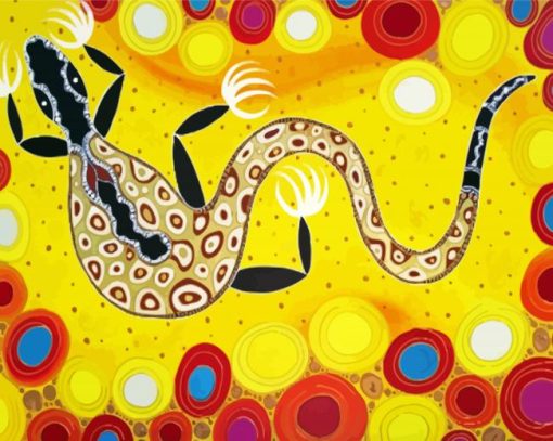 Goanna Illustration Diamond Paintings