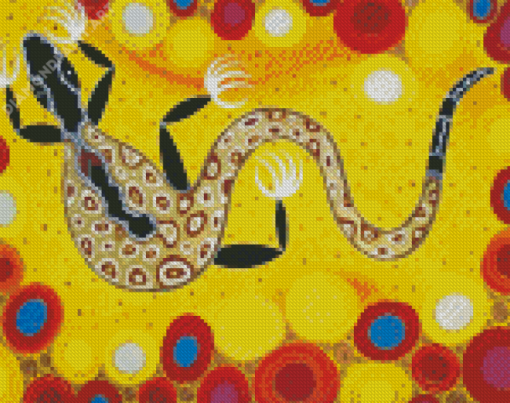 Goanna Illustration Diamond Paintings