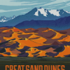 Great Sand Dunes National Park Poster Diamond Paintings