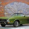 Green 72 Ford Mustang Diamond Painting