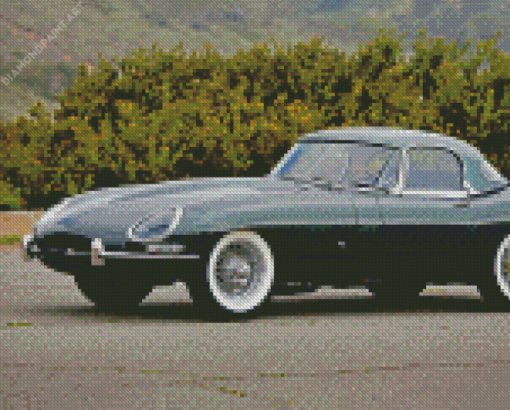 Green Jaguar Type 1 Diamond Diamond Paintings