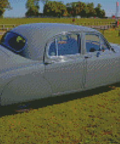 Grey Jaguar Mark 1 Diamond Painting