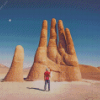 Hand Of The Desert Statue Atacama Desert Diamond Painting