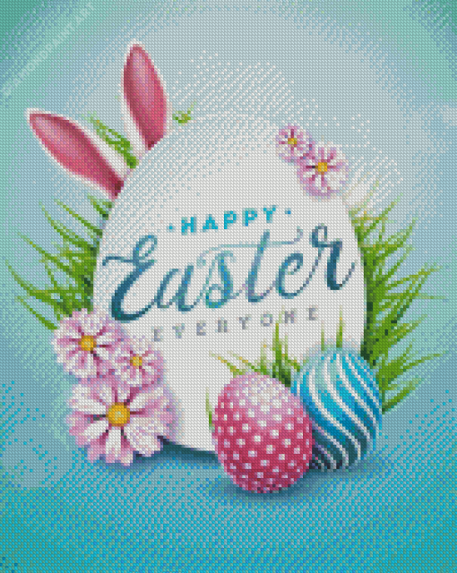 Happy Easter Art Diamond Painting