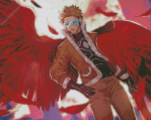 Hawks Keigo Takami My Hero Acdemia Diamond Painting