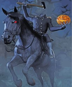 Headless Horseman Diamond Painting