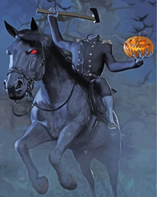 Headless Horseman Diamond Painting