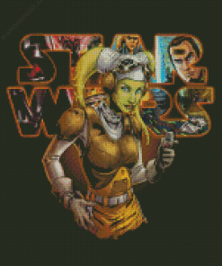 Hera Syndulla Star Wars Poster Diamond Painting