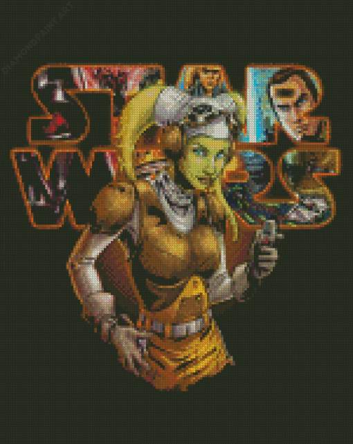 Hera Syndulla Star Wars Poster Diamond Painting