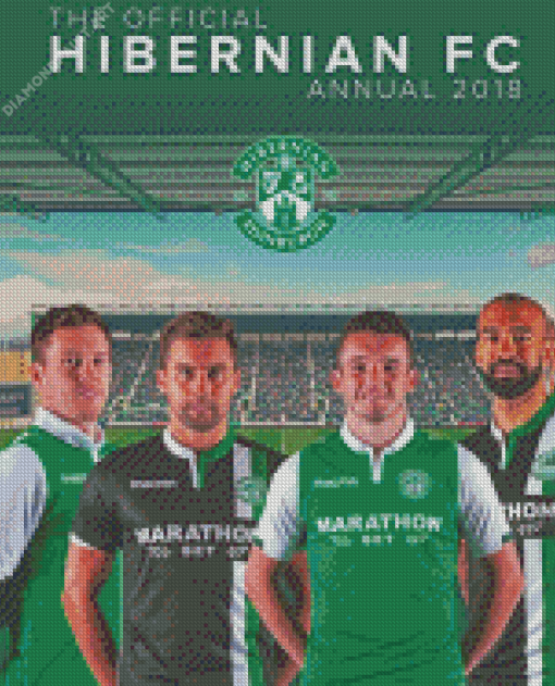 Hibernian Fc Poster Diamond Painting