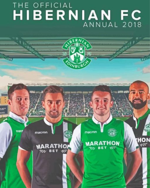 Hibernian Fc Poster Diamond Painting