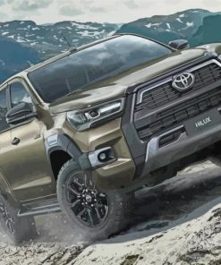 Hilux Toyota Pickup Truck Diamond Painting