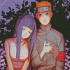 Hinata And Naruto In Love Diamond Painting