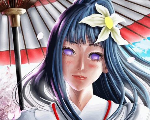 Hinata Hyuga Art Diamond Paintings