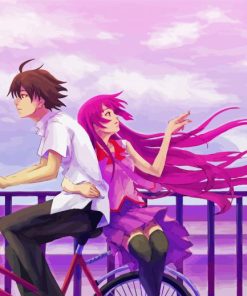 Hitagi Senjougahara Anime Diamond Paintings