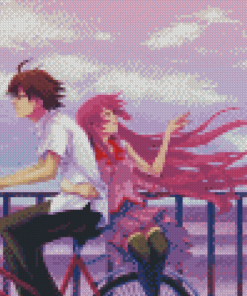 Hitagi Senjougahara Anime Diamond Paintings