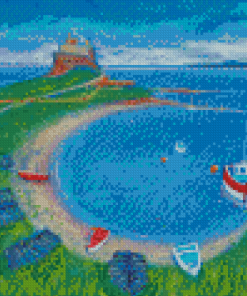 Holy Island Of Lindisfarne Art Diamond Painting