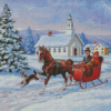 Horse And Sleigh Diamond Painting