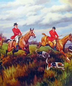 Hunting Scene Diamond Painting