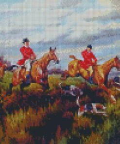 Hunting Scene Diamond Painting