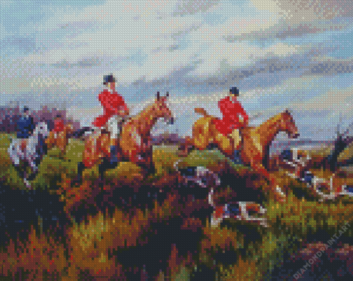 Hunting Scene Diamond Painting