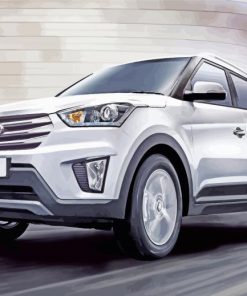 Hyundai Creta On Road Diamond Painting