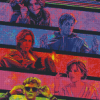 Illustration The Breakfast Club Diamond Painting