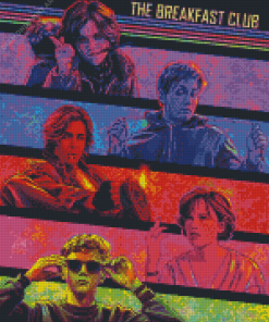 Illustration The Breakfast Club Diamond Painting