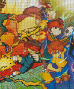 Inazuma Eleven Characters Diamond Painting