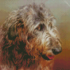 Irish Wolfhound Head Diamond Painting