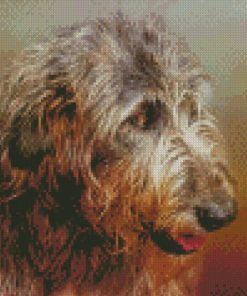 Irish Wolfhound Head Diamond Painting