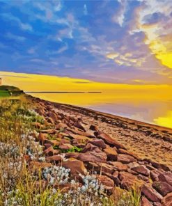 Island Lighthouse Prince Edward Island Diamond Painting