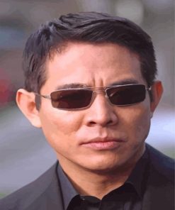 Jet Li With Sunglasses Diamond Painting