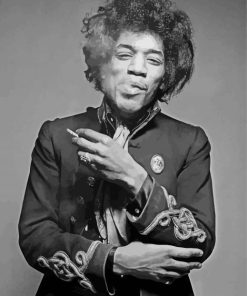 Jimi Hendrix Smoking Diamond Paintings