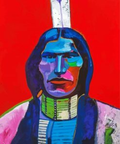 John Nieto Sioux Chef Diamond Paintings