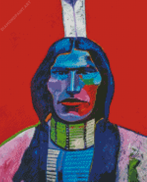 John Nieto Sioux Chef Diamond Paintings