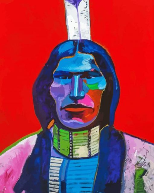 John Nieto Sioux Chef Diamond Paintings