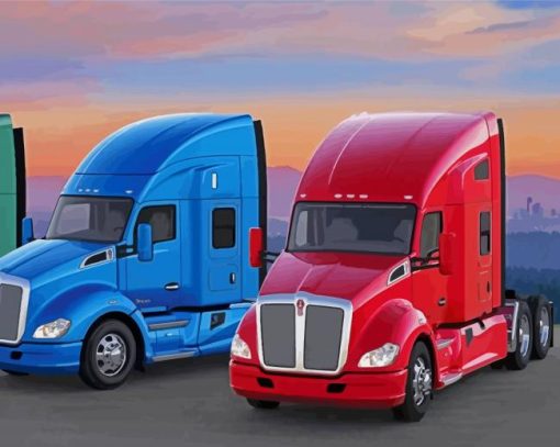 Kenworth Trucks Diamond Painting