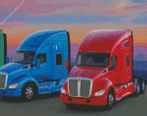 Kenworth Trucks Diamond Painting