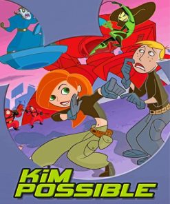 Kim Possible Poster Diamond Painting