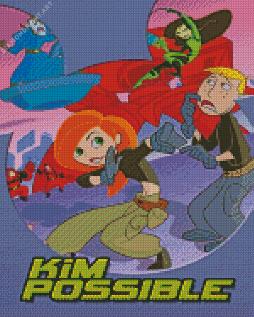 Kim Possible Poster Diamond Painting