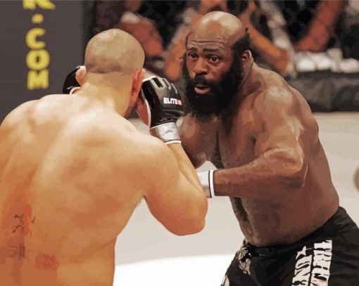 Kimbo Slice Fighting Diamond Painting